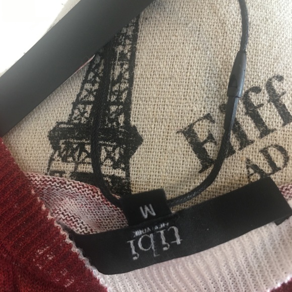 New Tibi Desert Cactus Sweater Red Saguaro Medium - Picture 6 of 8